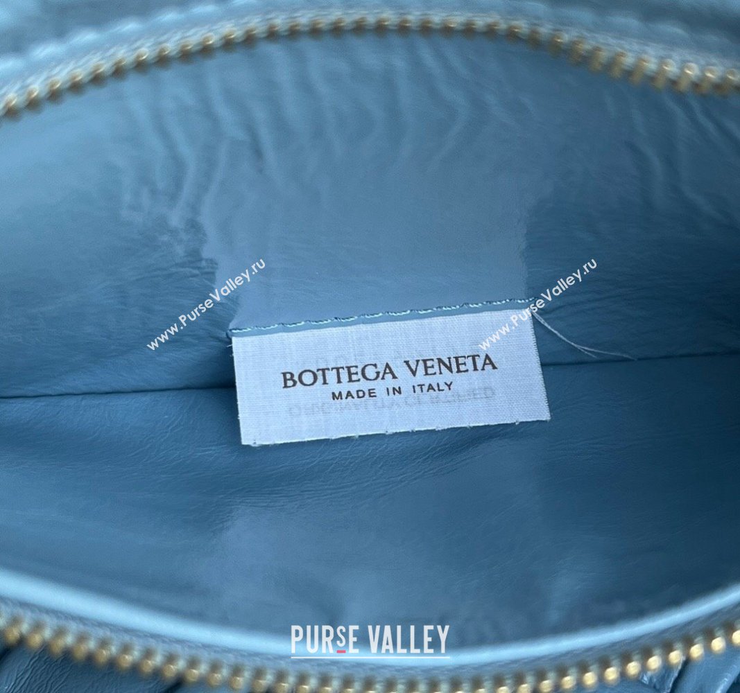 Bottega Veneta Kalimero Città Shoulder bag with Knot Ice Blue 2024 785797 (WT-240528069)