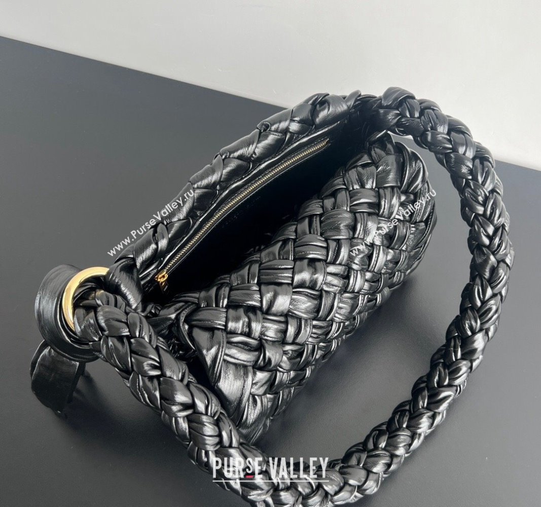 Bottega Veneta Kalimero Città Shoulder bag with Knot Black 2024 785797 (WT-240528071)