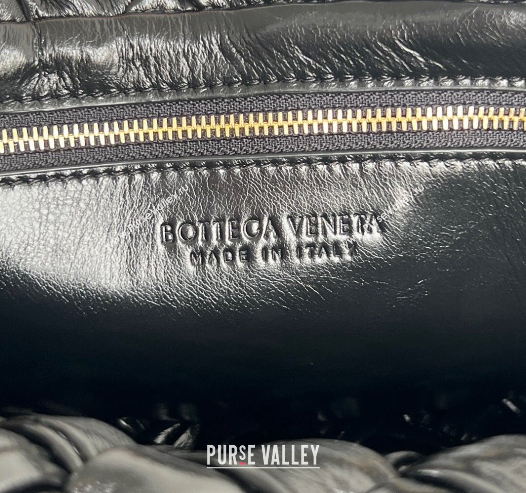 Bottega Veneta Kalimero Città Shoulder bag with Knot Black 2024 785797 (WT-240528071)