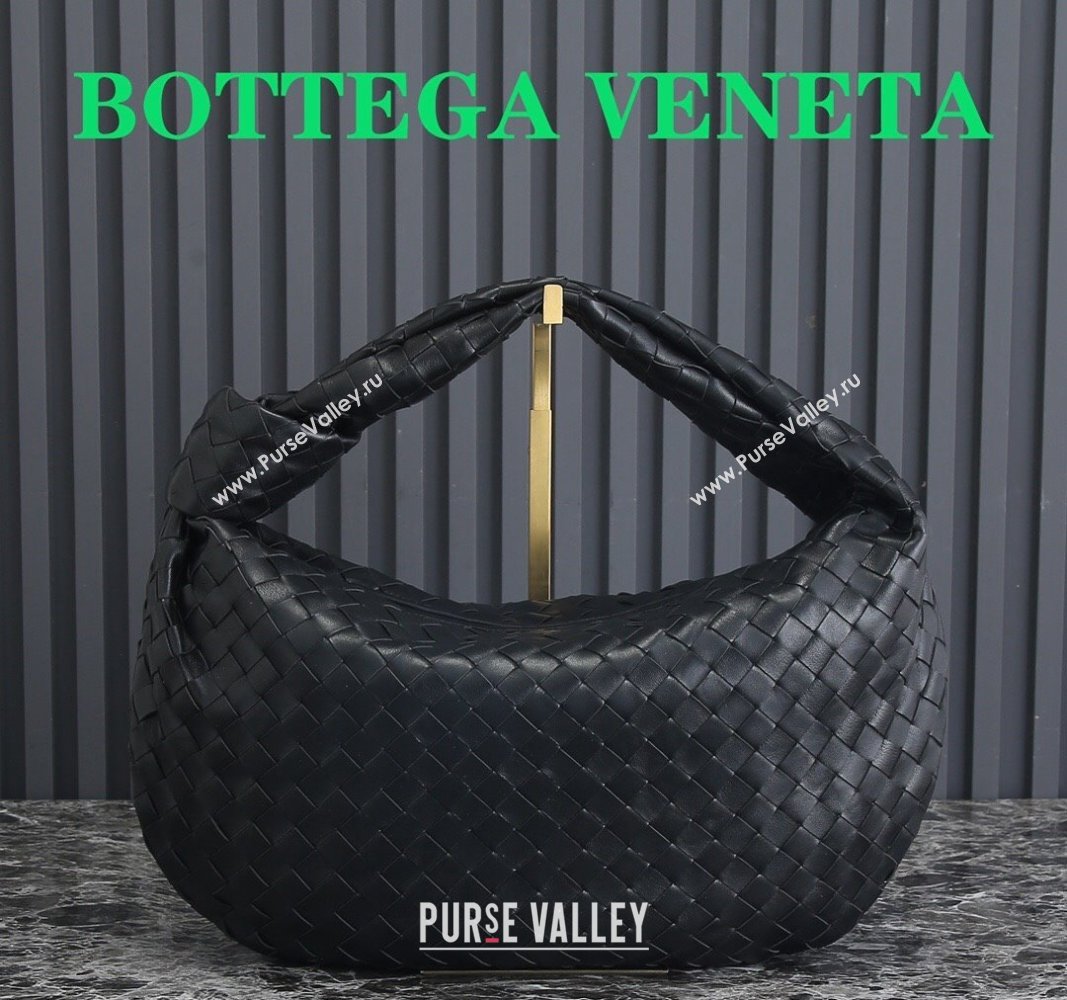 Bottega Veneta Small Jodie Hobo bag in Intrecciato Leather Black 2024 600261 (YX-240621018)