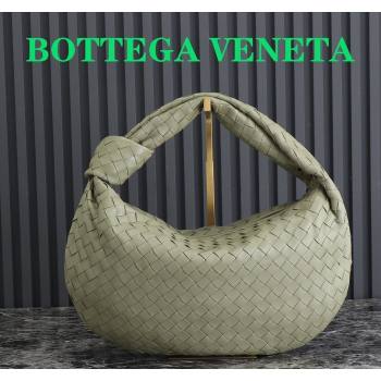 Bottega Veneta Small Jodie Hobo bag in Intrecciato Leather Travertine Green 2024 600261 (YX-240621021)