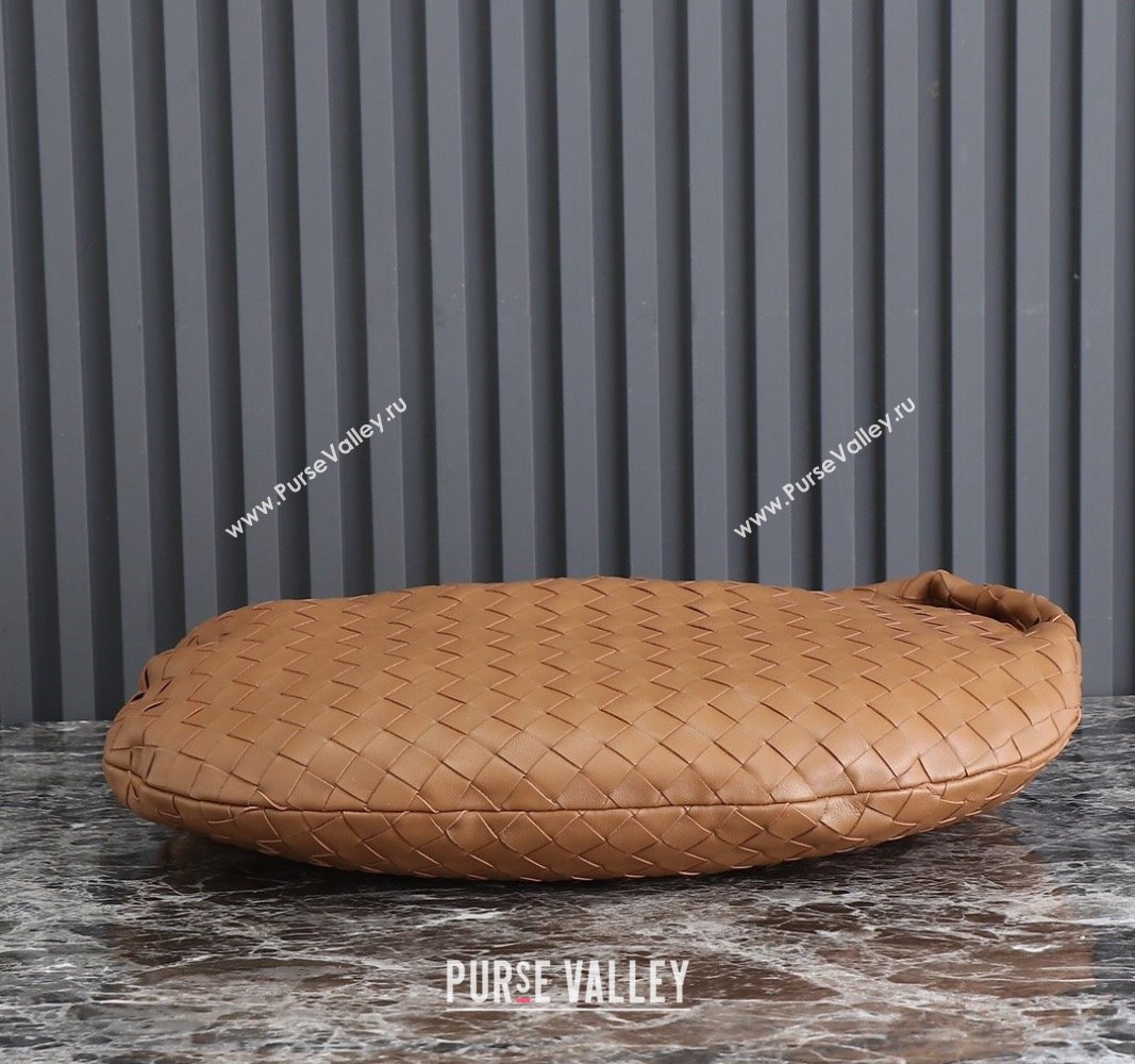 Bottega Veneta Small Jodie Hobo bag in Intrecciato Leather Wood Brown 2024 600261 (YX-240621022)