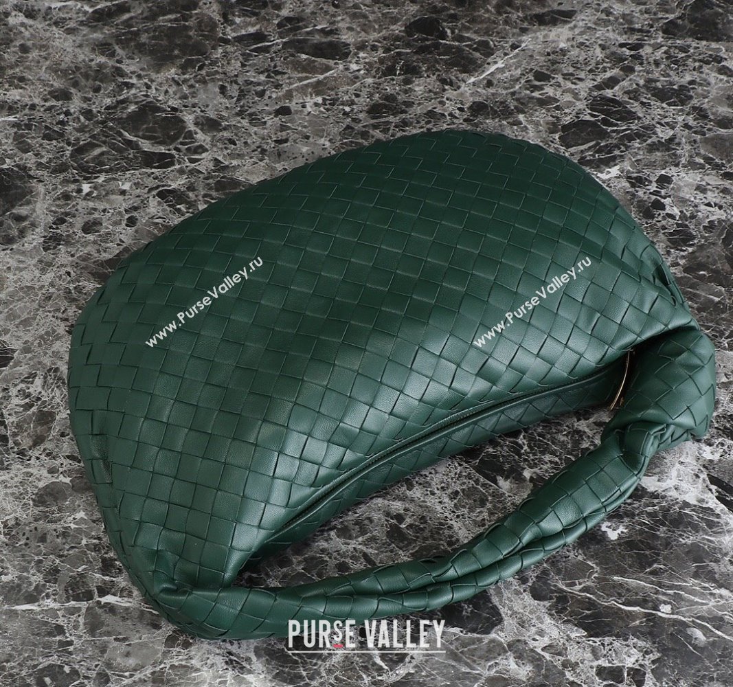 Bottega Veneta Small Jodie Hobo bag in Intrecciato Leather Raintree Green 2024 600261 (YX-240621023)