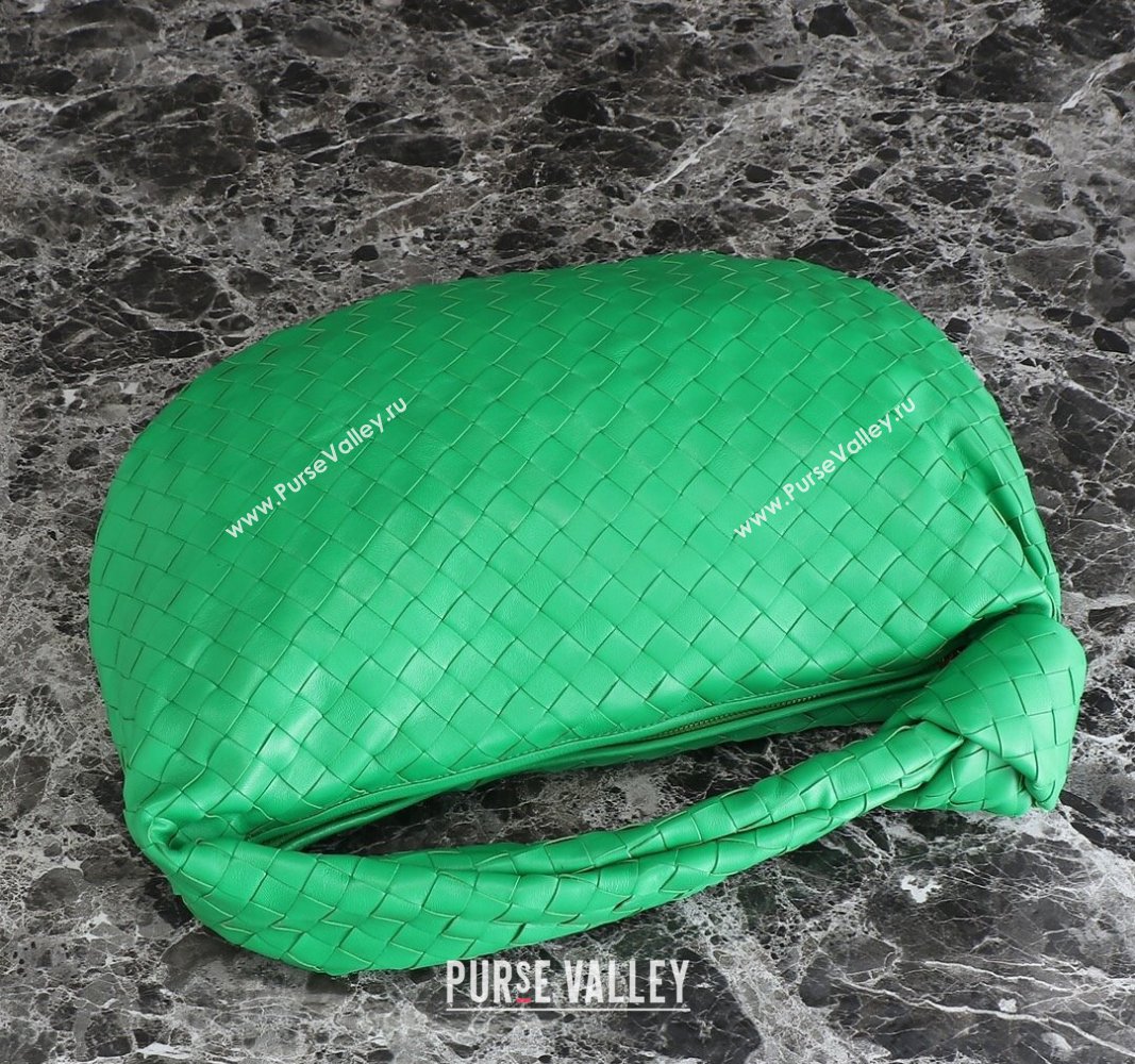 Bottega Veneta Small Jodie Hobo bag in Intrecciato Leather Parrot Green 2024 600261 (YX-240621027)