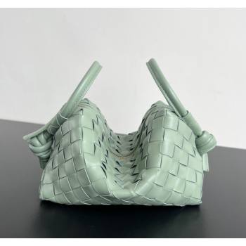 Bottega Veneta Small Loop Cross-Body Bag in Intrecciato Leather 796615 New sauge Green 2024 (WT-240621004)