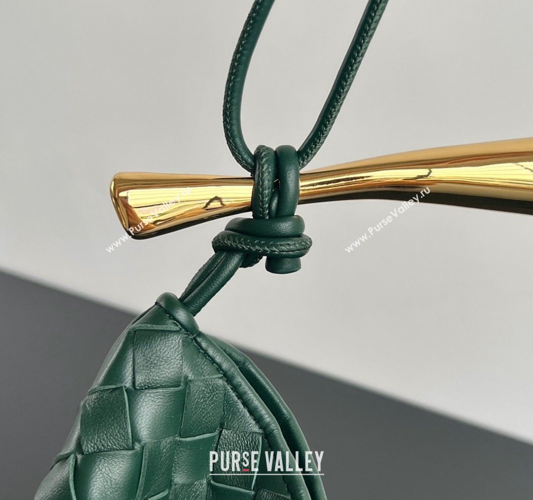 Bottega Veneta Large Sardine Bag in Intrecciato Leather Emerald Green 2025 754988 (WT-250519015)