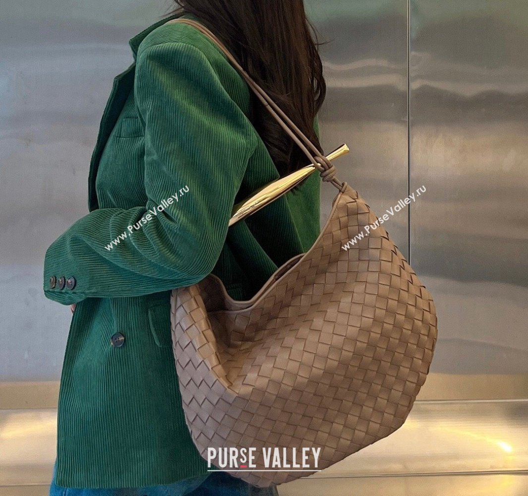 Bottega Veneta Large Sardine Bag in Intrecciato Leather Khaki 2025 754988 (WT-250519014)
