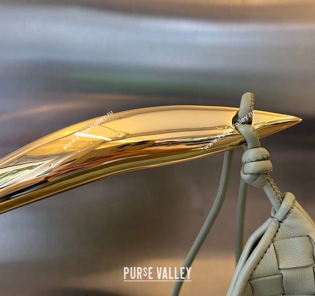 Bottega Veneta Large Sardine Bag in Intrecciato Leather Travertine Green 2025 754988 (WT-250519013)