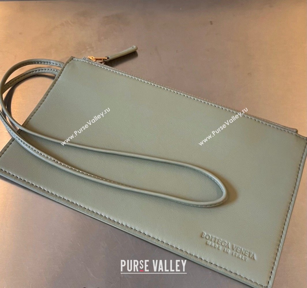 Bottega Veneta Large Sardine Bag in Intrecciato Leather Travertine Green 2025 754988 (WT-250519013)