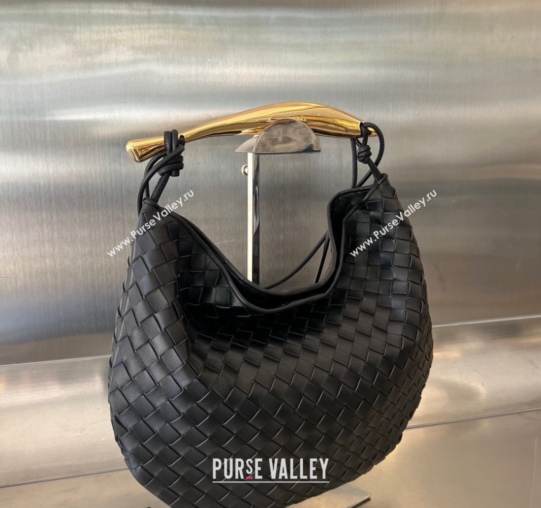 Bottega Veneta Large Sardine Bag in Intrecciato Leather Black 2025 754988 (WT-250519012)