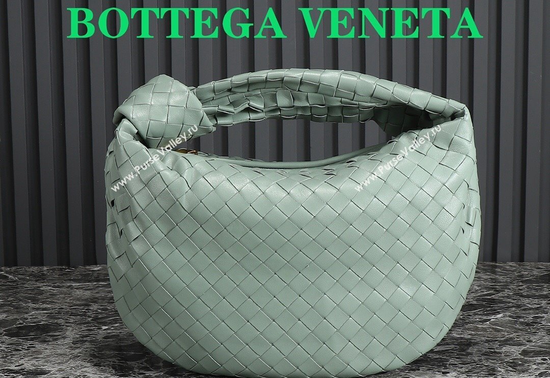 Bottega Veneta Teen Jodie Hobo Bag 690225 Green 01 2024 0712 (MS-240712040)