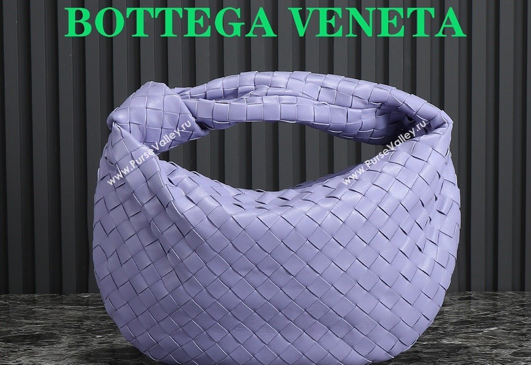 Bottega Veneta Teen Jodie Hobo Bag 690225 Purple 04 2024 0712 (MS-240712044)