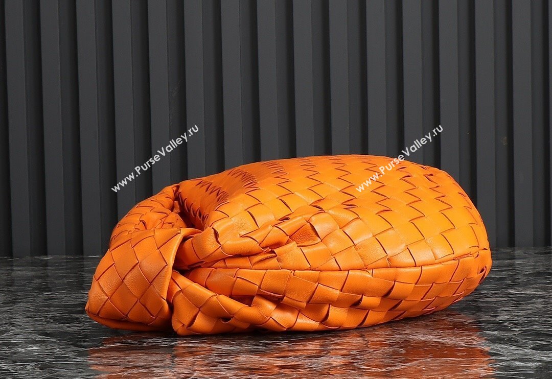 Bottega Veneta Teen Jodie Hobo Bag 690225 Orange 2024 0712 (MS-240712046)