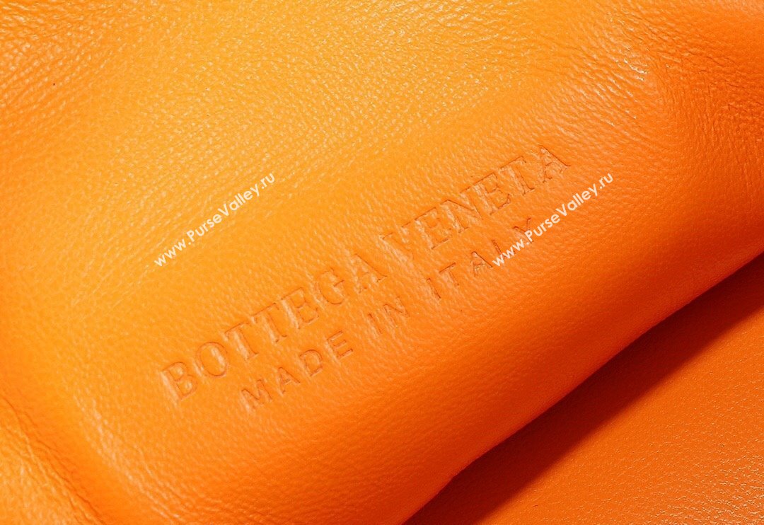 Bottega Veneta Teen Jodie Hobo Bag 690225 Orange 2024 0712 (MS-240712046)