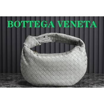 Bottega Veneta Teen Jodie Hobo Bag 690225 Light Grey 2024 0712 (MS-240712047)