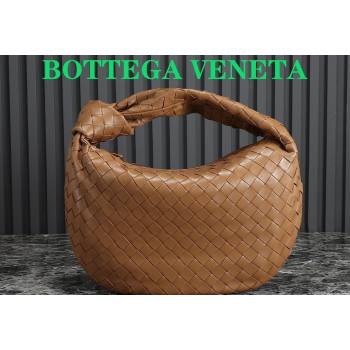 Bottega Veneta Teen Jodie Hobo Bag 690225 Tan Brown 2024 0712 (MS-240712052)