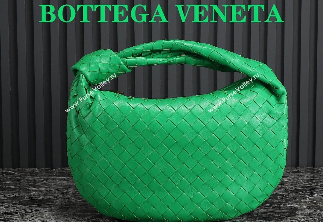 Bottega Veneta Teen Jodie Hobo Bag 690225 Green 06 2024 0712 (MS-240712056)