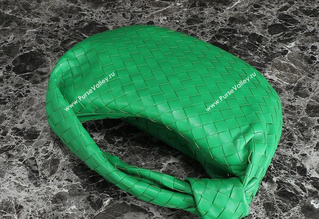 Bottega Veneta Teen Jodie Hobo Bag 690225 Green 06 2024 0712 (MS-240712056)