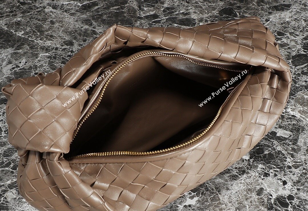 Bottega Veneta Teen Jodie Hobo Bag 690225 Khaki 2024 0712 (MS-240712061)