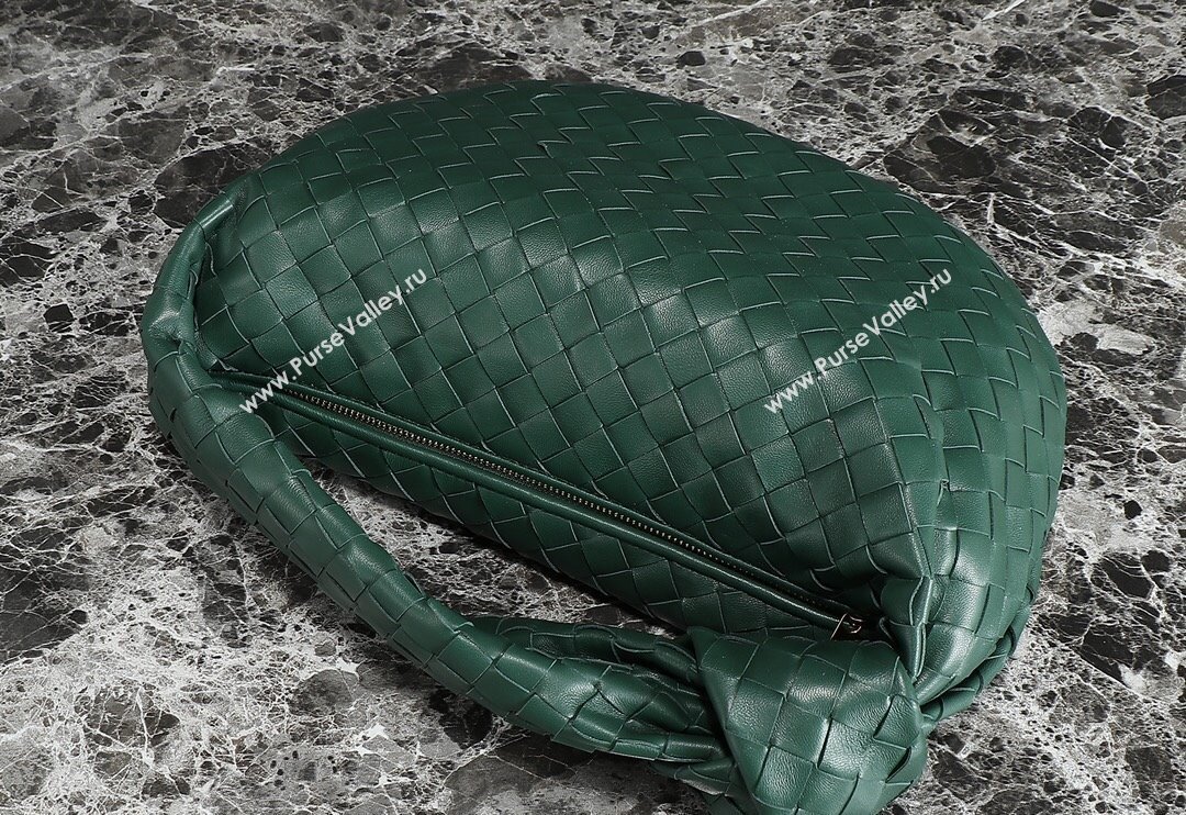 Bottega Veneta Teen Jodie Hobo Bag 690225 Raintree Green 2024 0712 (MS-240712063)