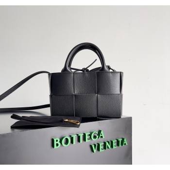 Bottega Veneta Candy Arco Tote Bag Black/Gold 2024 729029 0712 (MS-240712067)