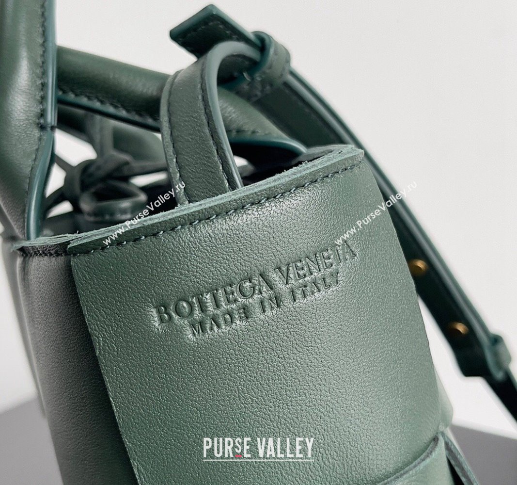 Bottega Veneta Candy Arco Tote Bag Dark Green 2024 729029 0712 (MS-240712073)