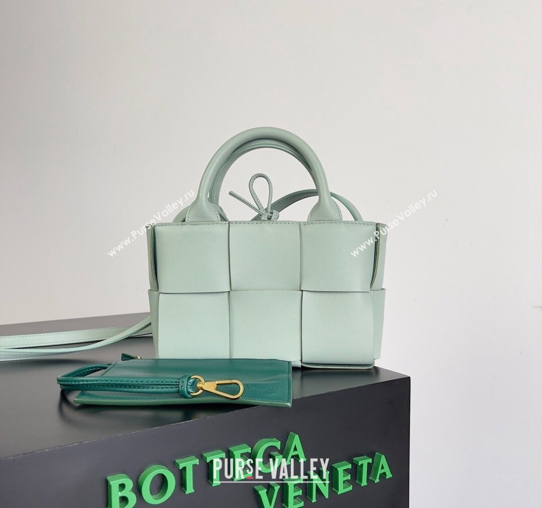 Bottega Veneta Candy Arco Tote Bag Light Green 2024 729029 0712 (MS-240712079)