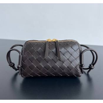 Bottega Veneta Intrecciato Leather Concert Pouch Mini bag Fondant Brown 2024 794258 (WT-240802004)