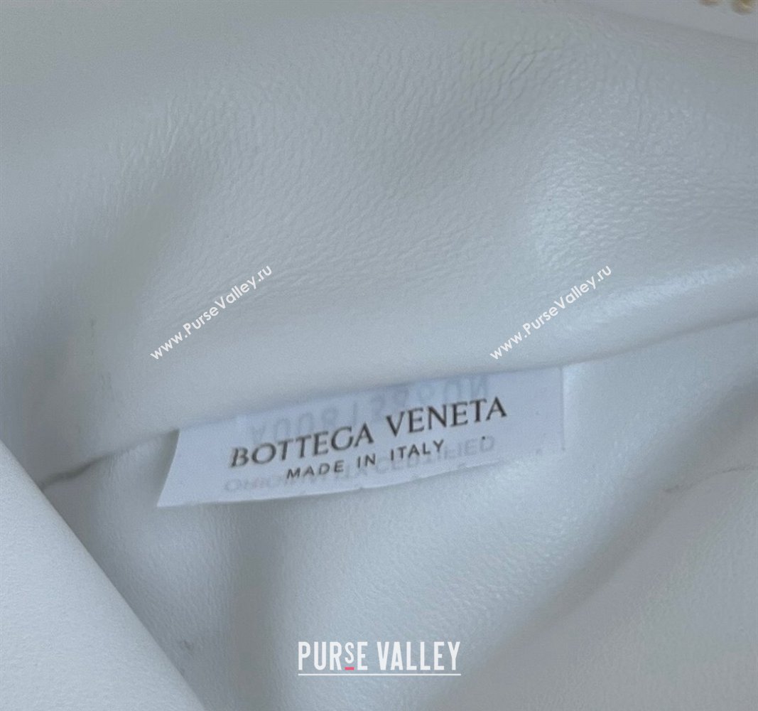 Bottega Veneta Mini Solstice Heart Bag in Intrecciato Leather 796380 White 2024 (WT-240826019)