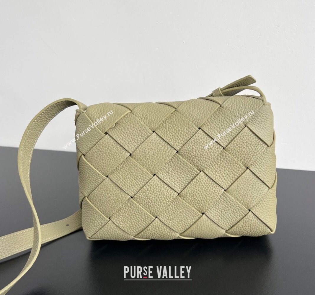 Bottega Veneta Diago Crossbody Bag in Intrecciato leather Travertine Green 2024 795637 (WT-240826003)