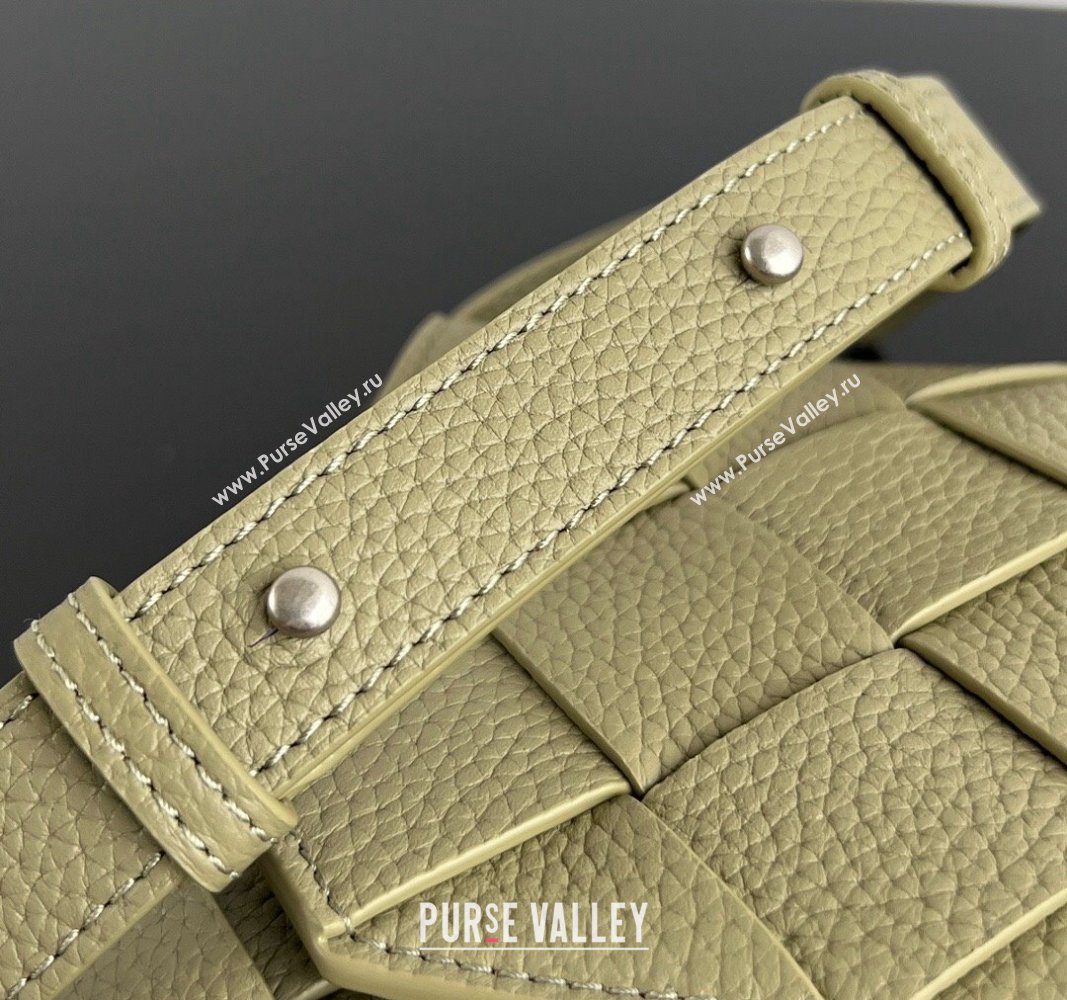 Bottega Veneta Diago Crossbody Bag in Intrecciato leather Travertine Green 2024 795637 (WT-240826003)