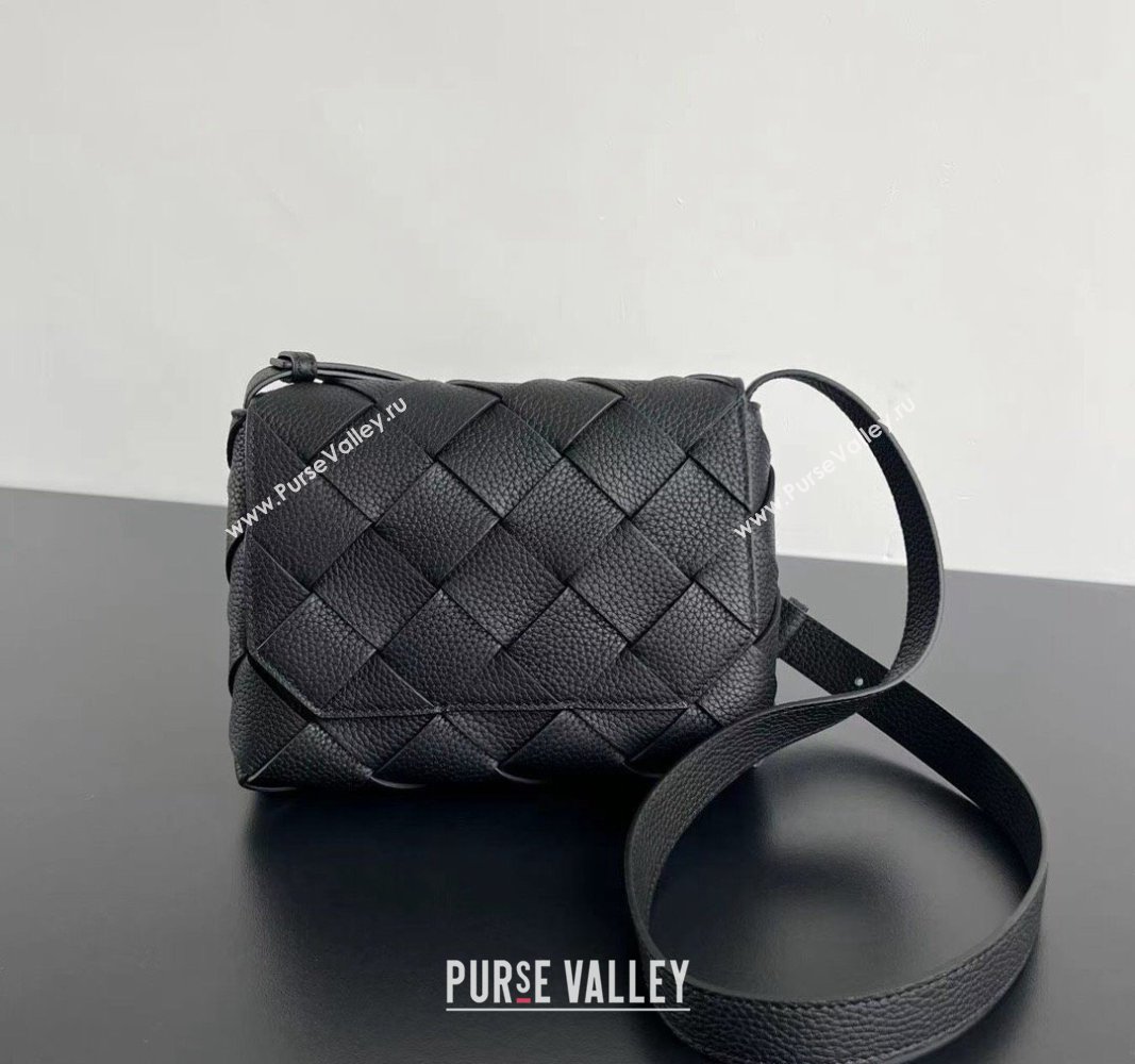 Bottega Veneta Diago Crossbody Bag in Intrecciato leather Black 2024 795637 (WT-240826004)