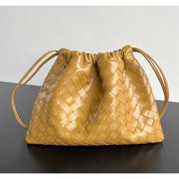 Bottega Veneta Medium Dustbag in Intrecciato Leather 796728 Apricot 2024 (WT-240826007)