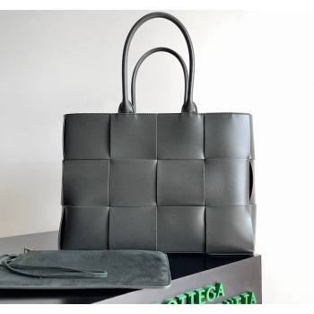 Bottega Veneta Medium Arco Tote Bag in Intrecciato Leather 729244 Dark Moss Green 2024 (YX-240919049)