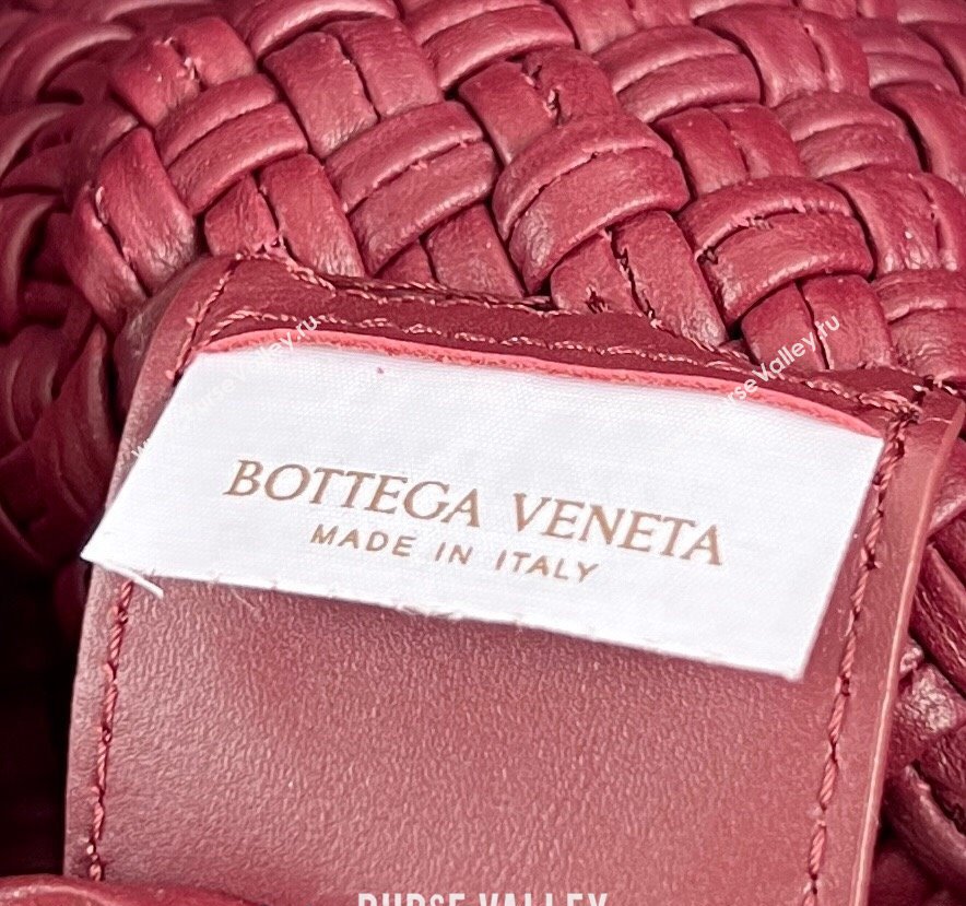 Bottega Veneta Tosca Shoulder Bag with Gold-Tone Ball 716974 Burgundy 2024 (WT-241029010)