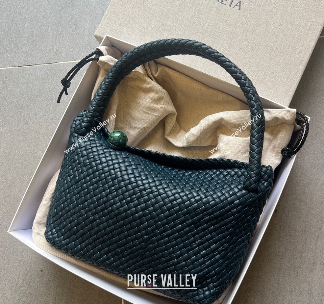 Bottega Veneta Tosca Shoulder Bag with Gold-Tone Ball 716974 Deep Blue 2024 (WT-241029011)