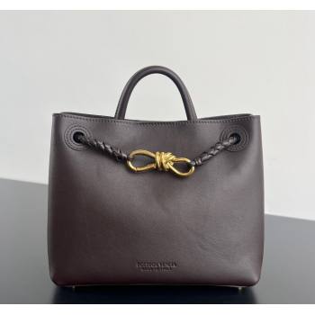Bottega Veneta Small Andiamo Top Handle Bag in Calfskin Leather Fondant Brown 2025 810213 (WT-250519074)