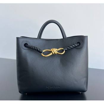 Bottega Veneta Small Andiamo Top Handle Bag in Calfskin Leather Black 2025 810213 (WT-250519075)
