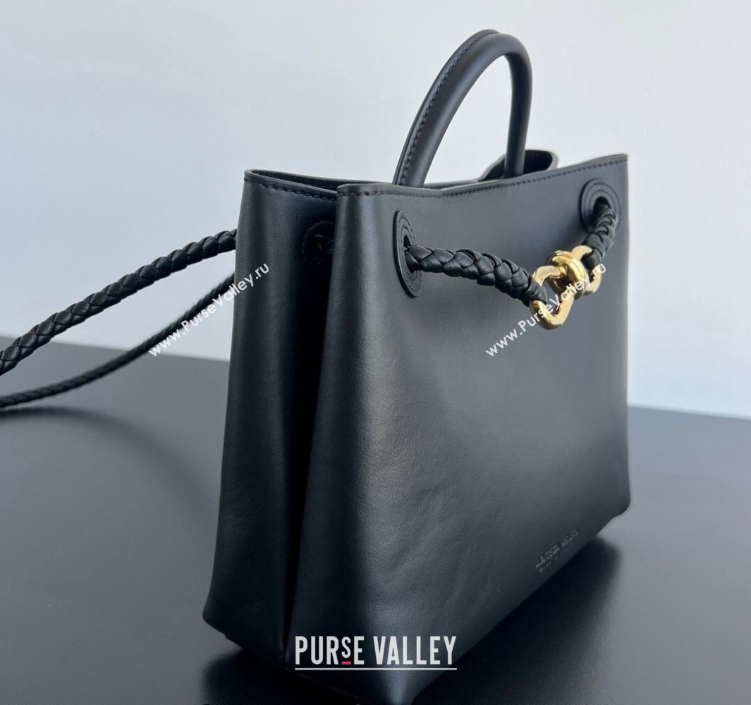 Bottega Veneta Small Andiamo Top Handle Bag in Calfskin Leather Black 2025 810213 (WT-250519075)