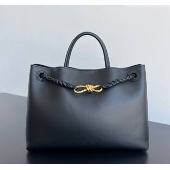 Bottega Veneta Medium Andiamo Top Handle Bag in Calfskin Leather Black 2024 810214 (WT-250519078)