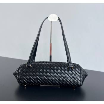 Bottega Veneta Lets Go Long Foldable Shoulder bag Black 2024 796258 (WT-241029036)