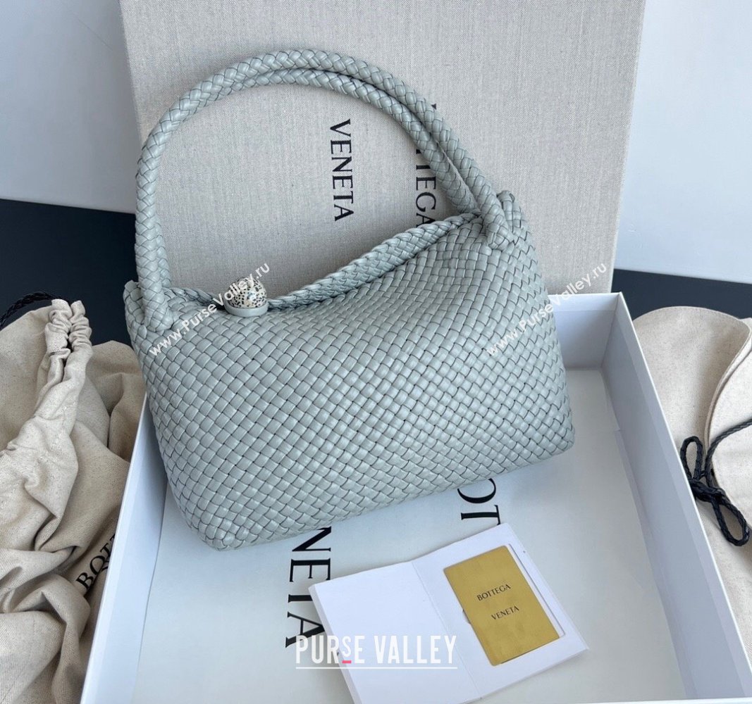 Bottega Veneta Tosca Shoulder Bag with Gold-Tone Ball 716974 Agate Grey 2024 (WT-241029007)