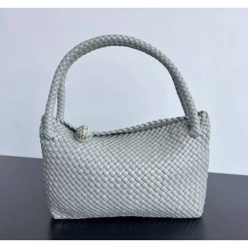 Bottega Veneta Tosca Shoulder Bag with Gold-Tone Ball 716974 Agate Grey 2024 (WT-241029007)