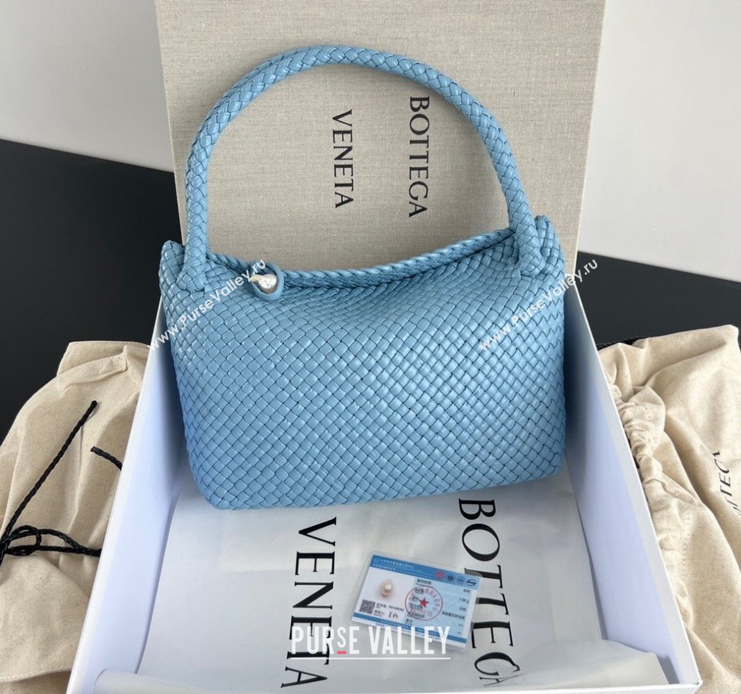 Bottega Veneta Tosca Shoulder Bag with Pearl 716974 Ice Blue 2024 (WT-241029008)