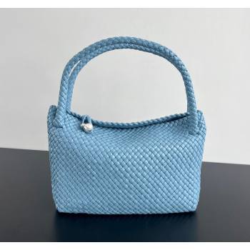 Bottega Veneta Tosca Shoulder Bag with Pearl 716974 Ice Blue 2024 (WT-241029008)