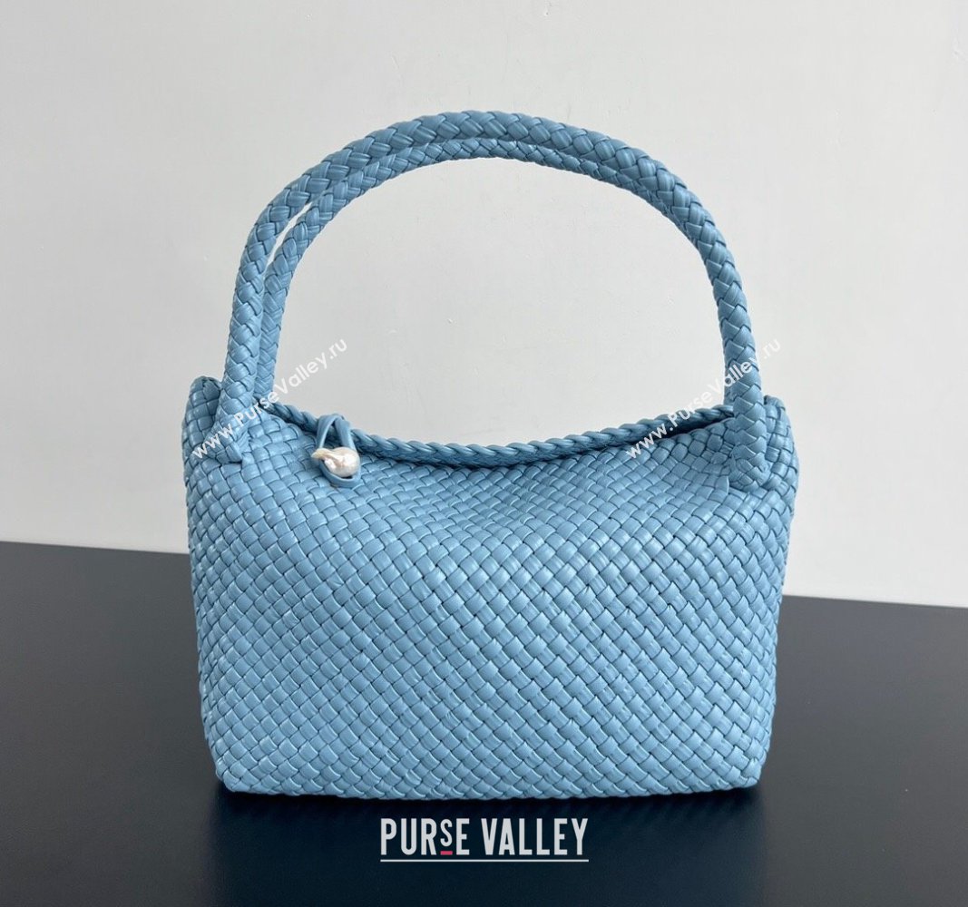 Bottega Veneta Tosca Shoulder Bag with Pearl 716974 Ice Blue 2024 (WT-241029008)