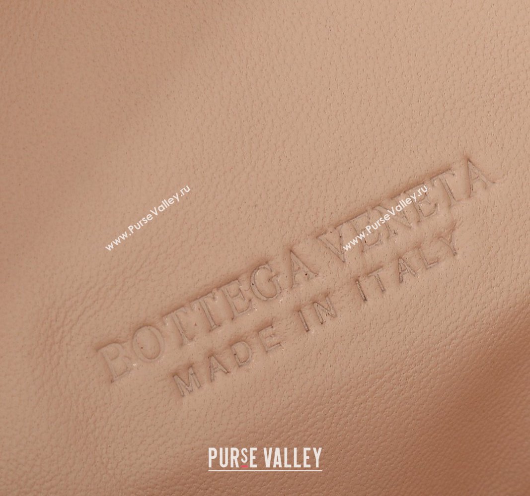 Bottega Veneta Teen Jodie Hobo Bag in Intrecciato Leather 690225 Nude Pink 2024 (YX-241029080)