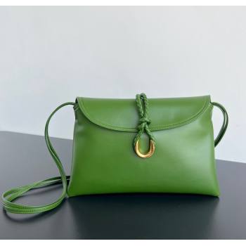 Bottega Veneta Medium Liberta Cross-body bag in Smooth Calfskin Green 2024 806034 (WT-241217038)