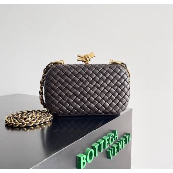 Bottega Veneta Knot With Chain Mini Bag Fondant Brown 2024 776662 (YX-241217049)