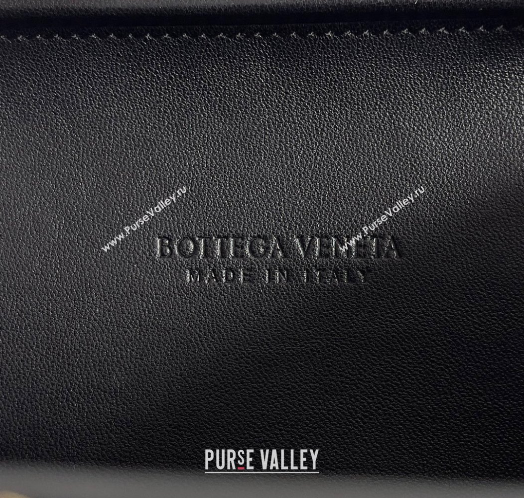 Bottega Veneta Knot With Chain Mini Bag Black 2024 776662 (YX-241217052)